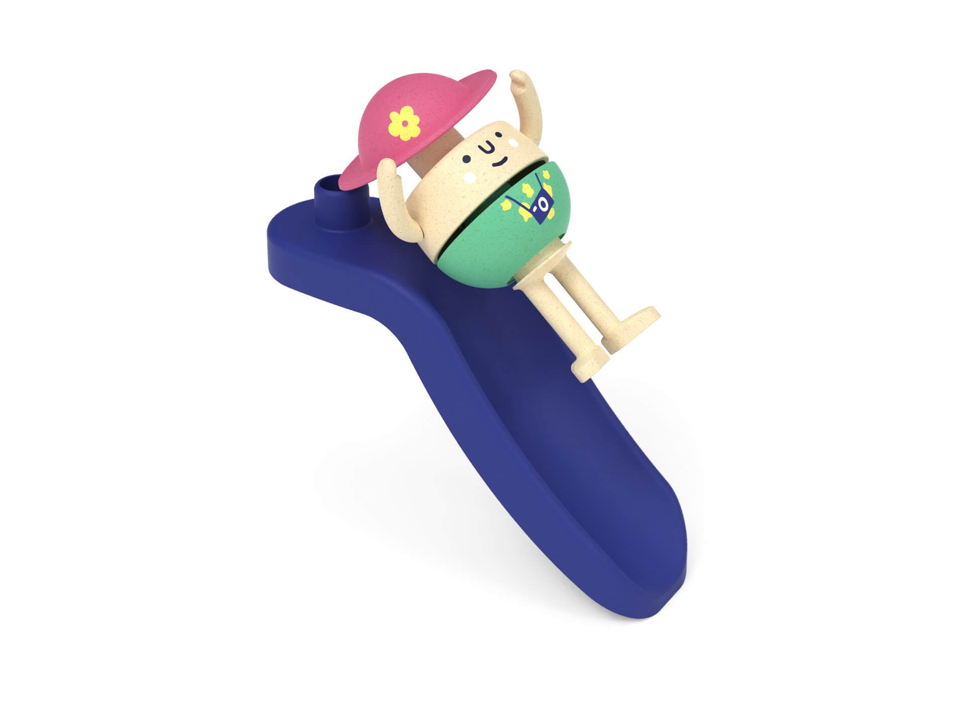 Jouet en plastique recyclé et écoresponsable made in France