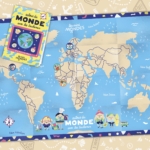 La carte du monde pliable pour les enfants dès 4 ans