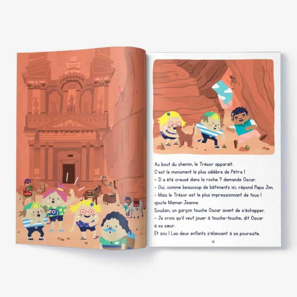 magazine pour enfants de 1 à 3 ans voyage Jordanie
