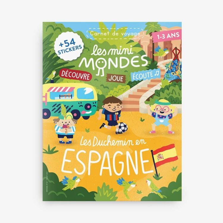 magazine éducatif pour enfants, découverte de l'Espagne pour les 1 à 3 ans
