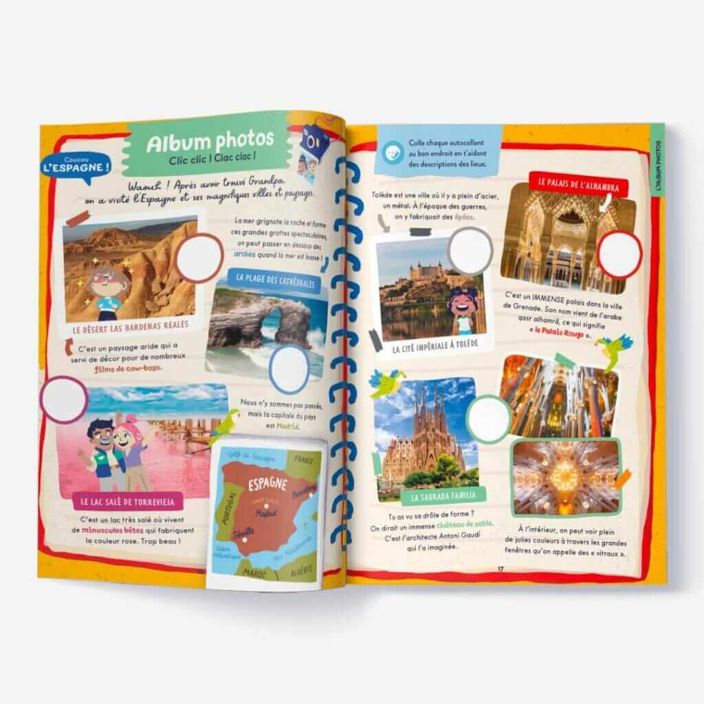 magazine éducatif pour faire découvrir l'Espagne aux enfants de 4 à 7 ans