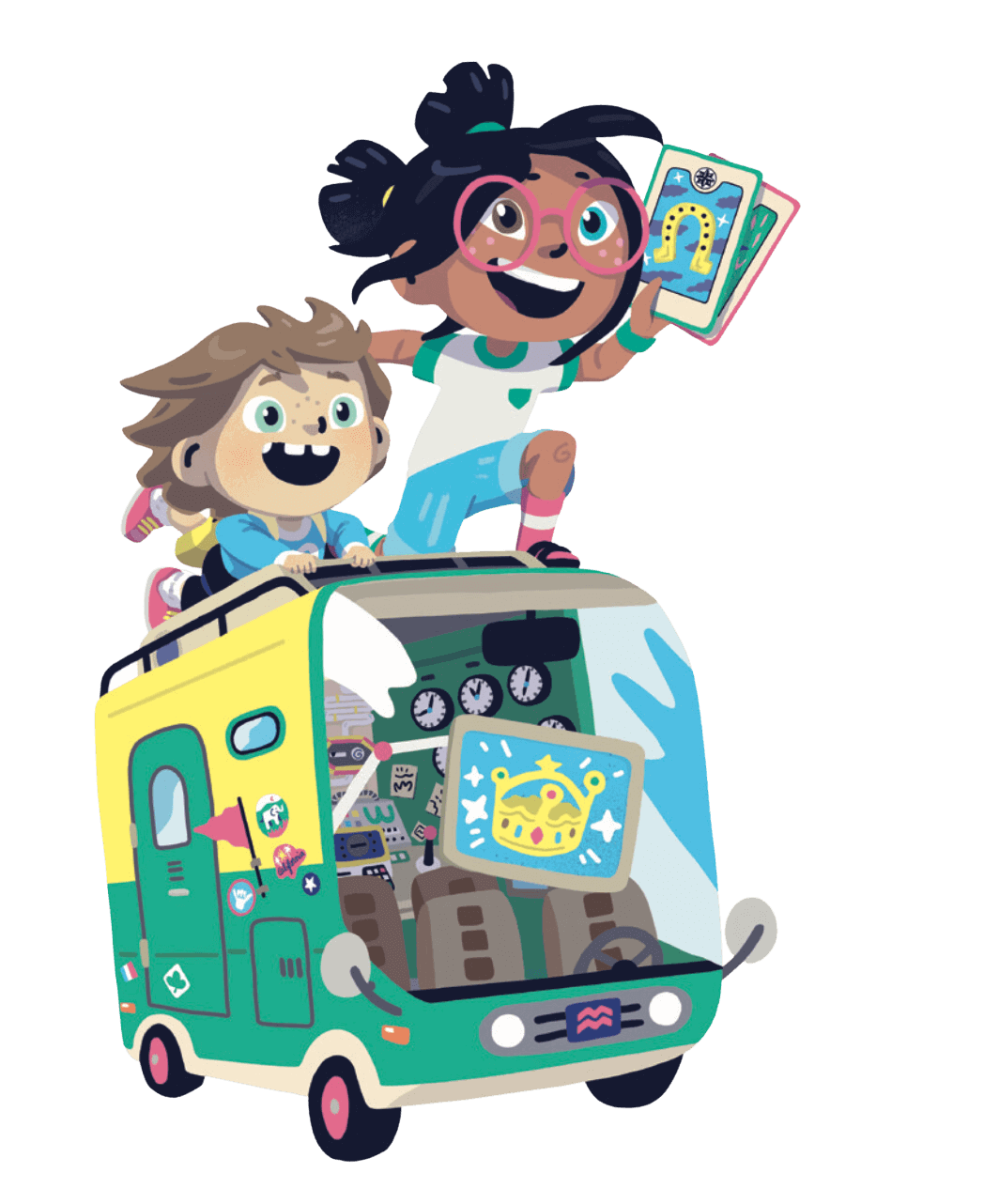 avec les mini mondes, les enfants découvrent le monde avec des magazines et des jeux