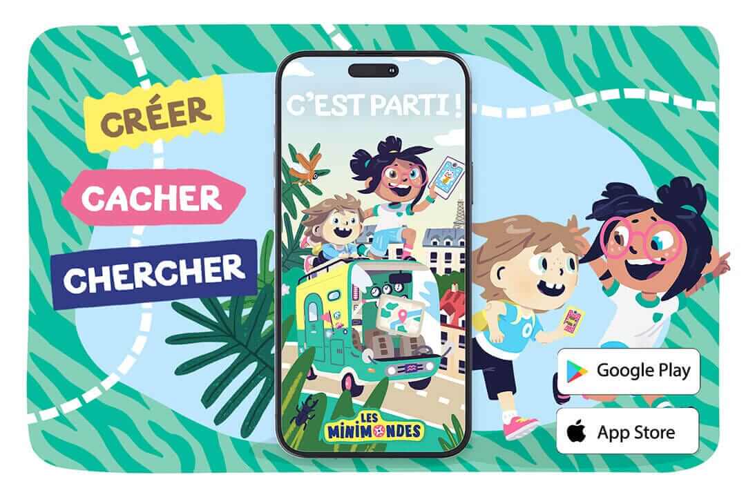 application chasse aux trésors les mini mondes